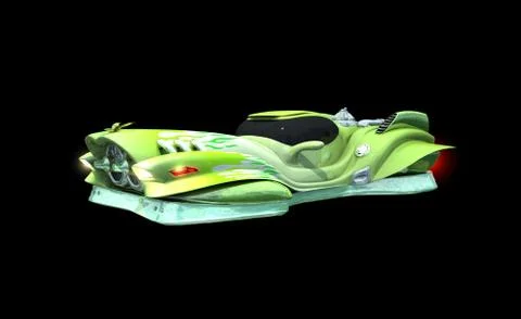 Hover car Illustrazione stock