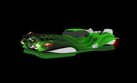 Hover car Illustrazione stock