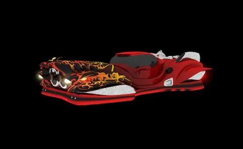 Hover car Illustrazione stock