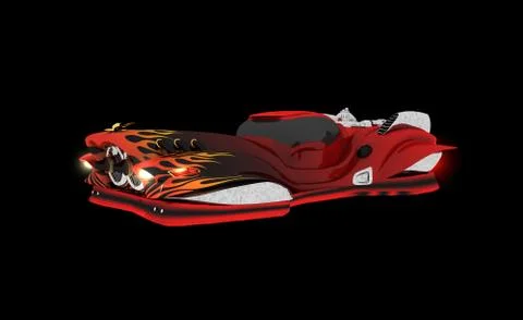 Hover car Illustrazione stock