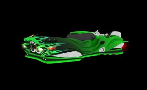 Hover car Stock-Illustration