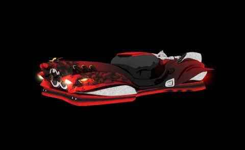 Hover car Stock-Illustration