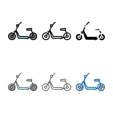 Hover cart color icon vector range Stock Illustration