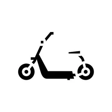 Hover cart glyph icon vector illustration Stock Illustration