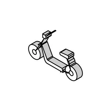 Hover cart isometric icon vector illustration Stock Illustration