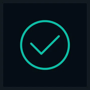 Hover confirmation button UI element template Stock Illustration