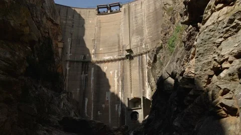 Hover dam huge wall Video stock 170557856
