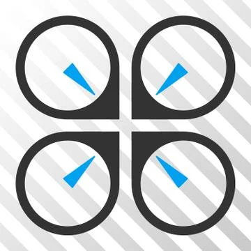 Hover Drone Vector Eps Icon Stock Illustration