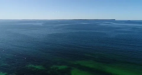 Hover over Jervis bay Hyams beach town on white sand beach as 4k. Stock Footage 138259779