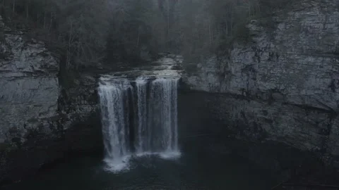 Hover Over Waterfall Video stock 148514812