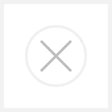 Hover reject button UI element template Stock Illustration