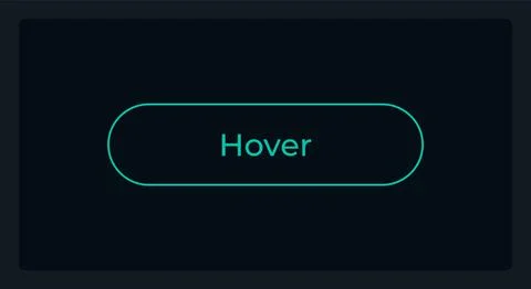 Hover sign up button state UI element template Illustrazione stock