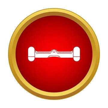Hoverboard personal electric transporter icon Stock Illustration