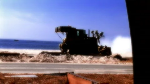 Hovercraft 3 Katrina released HD Stock Footage 283428