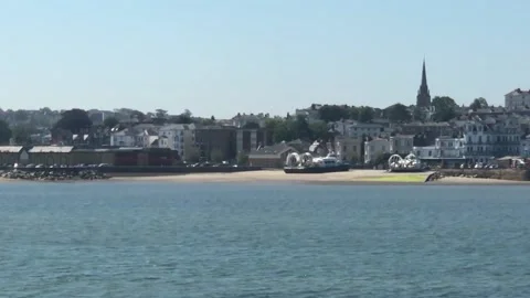 Hovercraft Isle of Wight Video stock 157788956