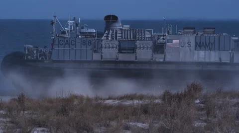 Hovercraft turn Stock Footage 45834536