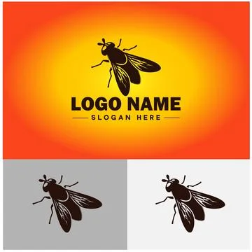 Hoverfly bee logo icon vector for business brand app icon Hoverfly bee logo.. Stockillustratie