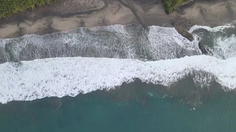 Hovering Drone on Waves Stock Footage 146693816