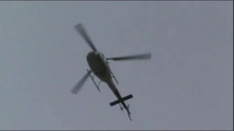 Hovering helicopter 2 Video stock 12627847