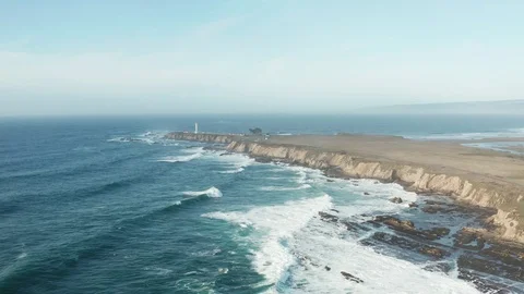Hovering near the light house Stock Footage 127805459