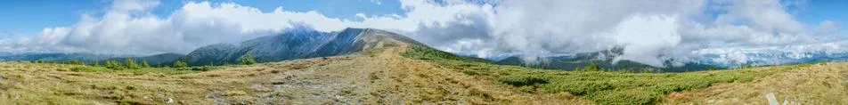 Hoverla in Ukraine Foto stock