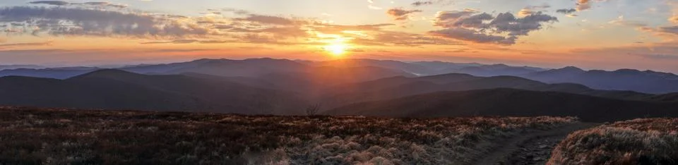 Hoverla in Ukraine Foto stock