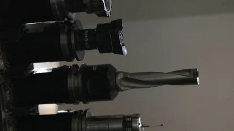 How are the drills made Stock Footage 71024250