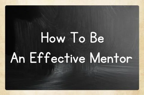 How to be an effective mentor Stock Illustration