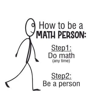 How To Be A Math Person Stock Illustration