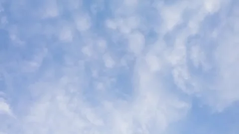 How beautiful it is to see the cloudy sky Stock Footage 278863053