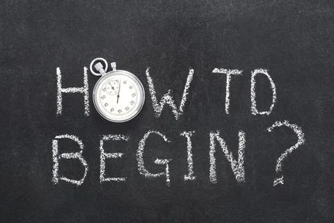 How to begin watch Stock Photos