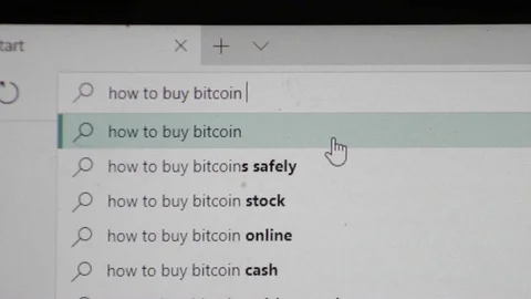 HOW TO BUY BITCOIN SEARCH ENGINE TYPOGRAPHY Video stock 83229780