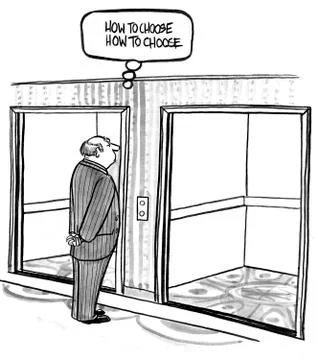 How to choose how to choose elevator 스톡 일러스트