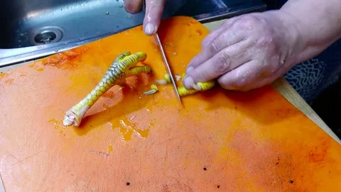 How to cut nails Stock Footage 78930647