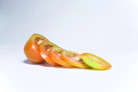 How to cut tomatoes Stock Photos