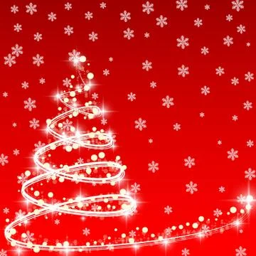 How to design a Christmas tree Stock Illustration