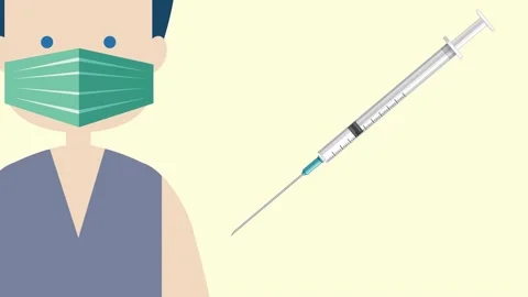 How do COVID-19 vaccines work in the body. 스톡 동영상 234170889