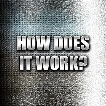 How does it work Stock Illustration