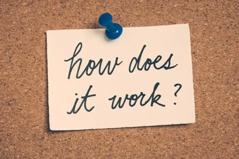 How does it work Stock Photos