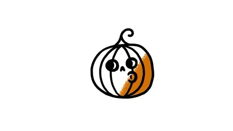 How to draw a Jack Lantern Stock Footage 207818578