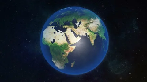 How Earth would look like if all ice melted? (looping video) Stock Footage 168770543