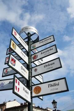 How far from Krakow Stock Photos