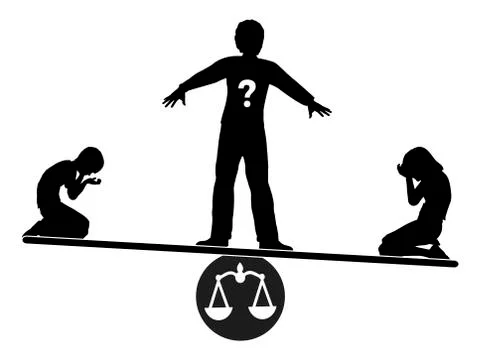 How to handle sibling conflict Illustrazione stock
