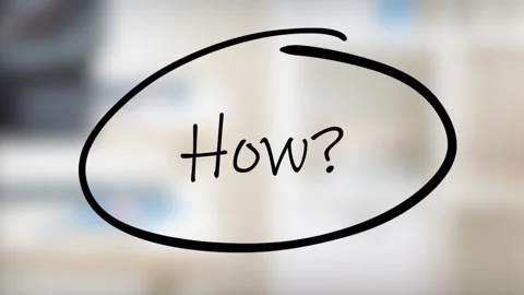 How? Handwriting using black marker on glass Stock Footage 314072125
