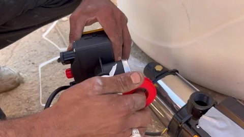 How to Install a Pressure Switch on a Water Pump (Step-by-Step Guide) Video stock 345611727