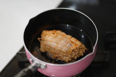 How to make chashu Stock Photos