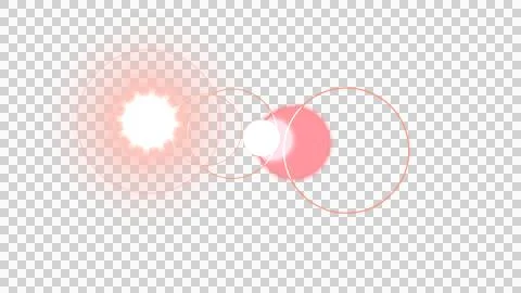 How to make lens flare in after effects Stock Illustration