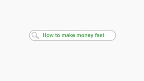 How to make money fast typing on digital web internet search Stock Footage 271535858