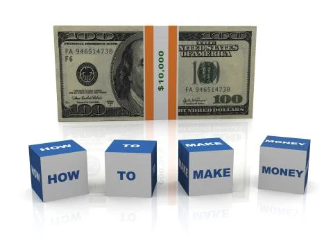 How to make money Stock Illustration