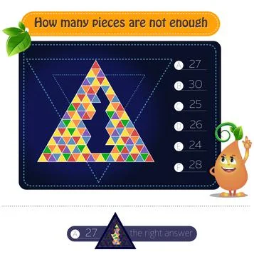 How many pieces game 2 Stock Illustration